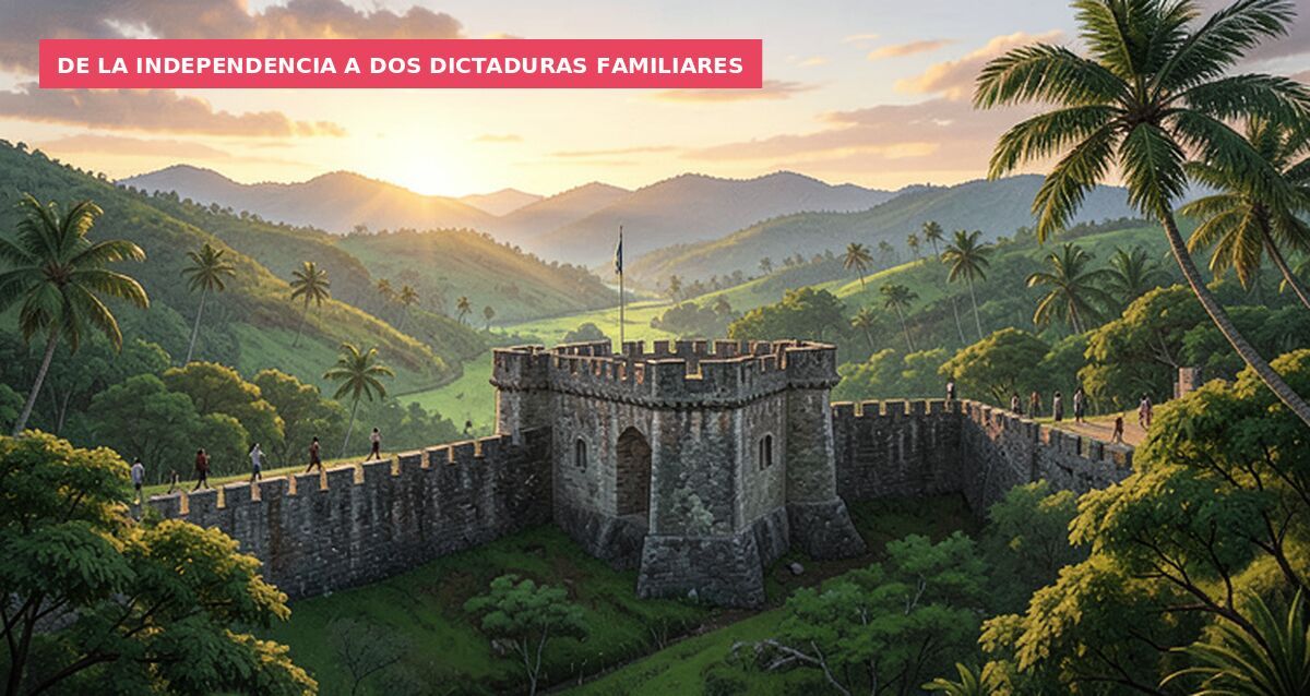 De la independencia a dos dictaduras familiares
