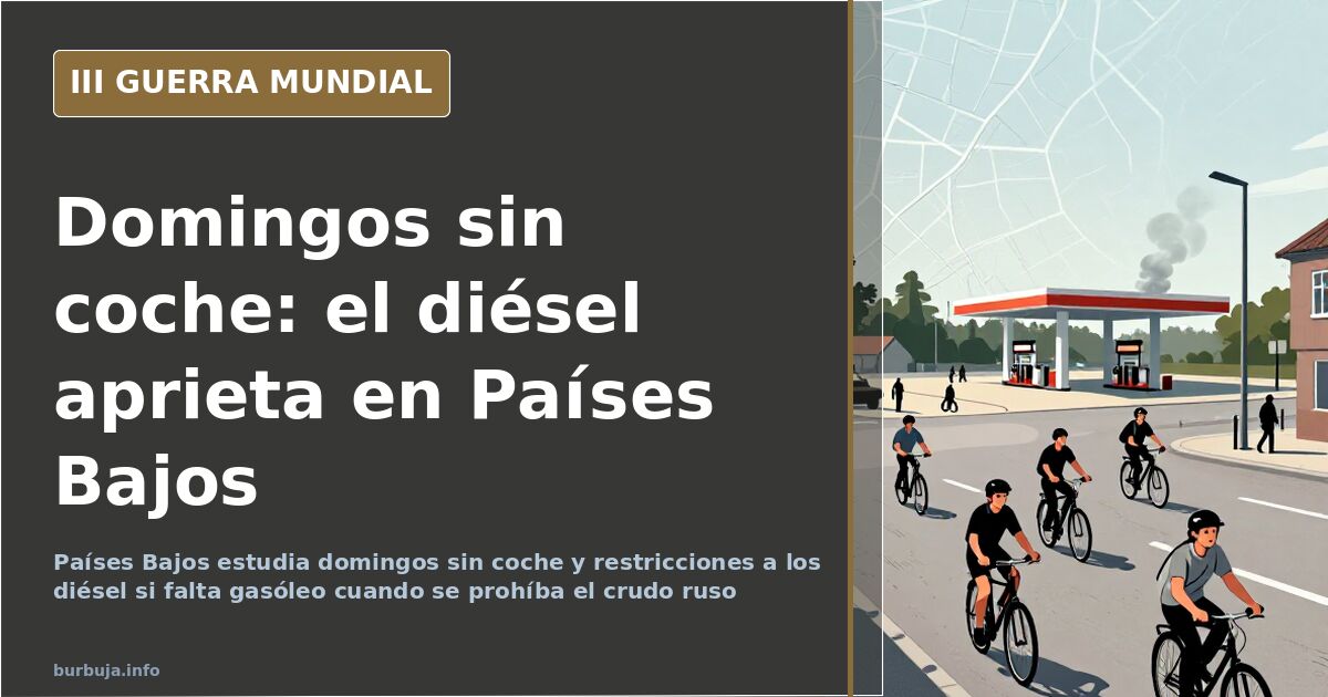 Tractores y camiones junto a depósitos de combustible en Países Bajos ante la amenaza de escasez de diésel