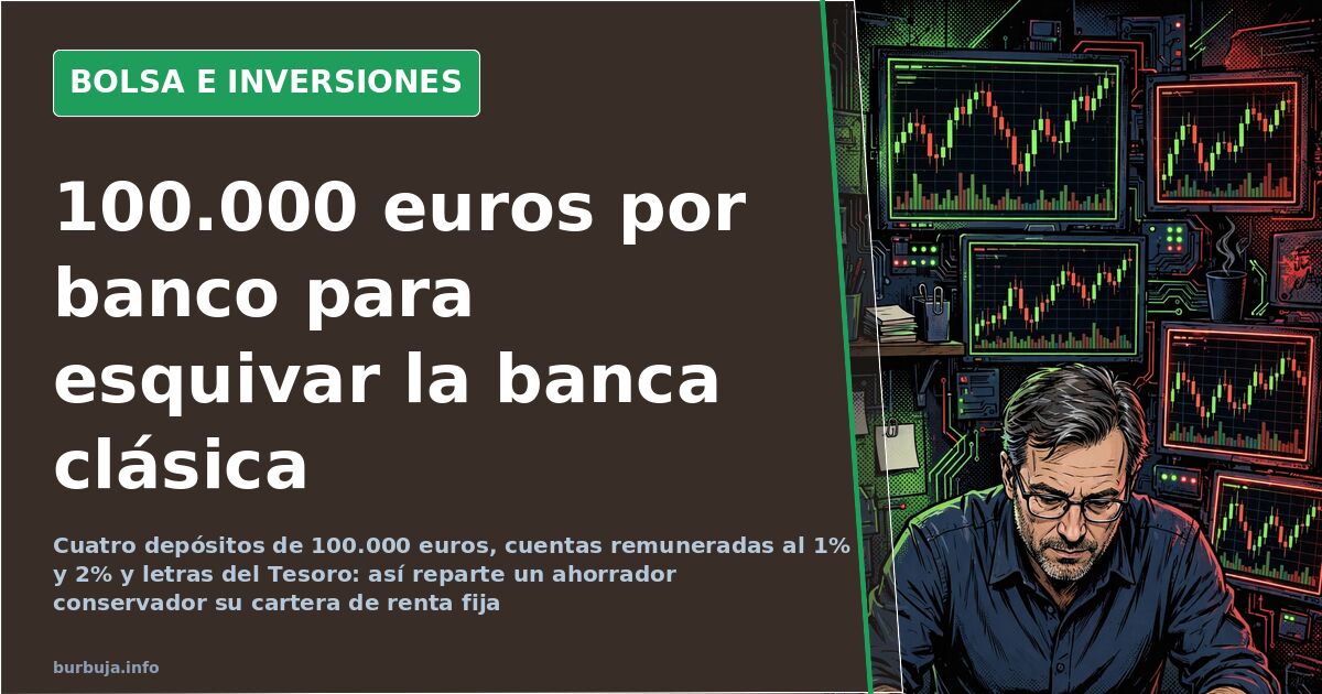 Repartir 400.000 euros en depósitos y aspirar a 25.000