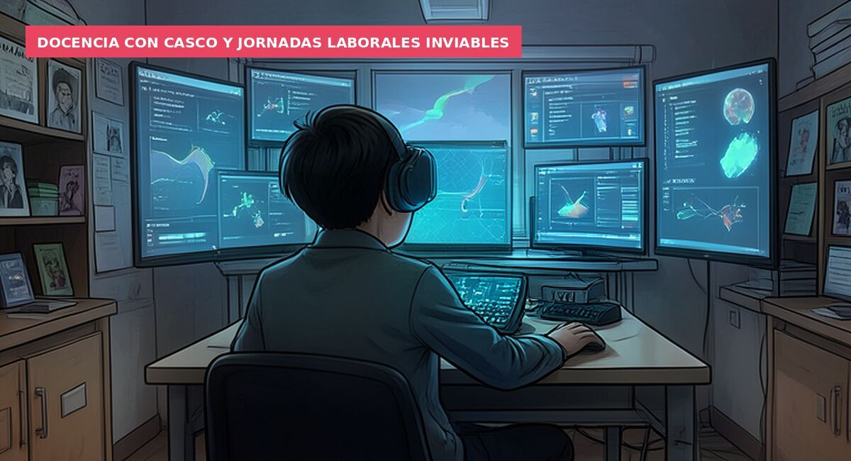 Docencia con casco y jornadas laborales inviables