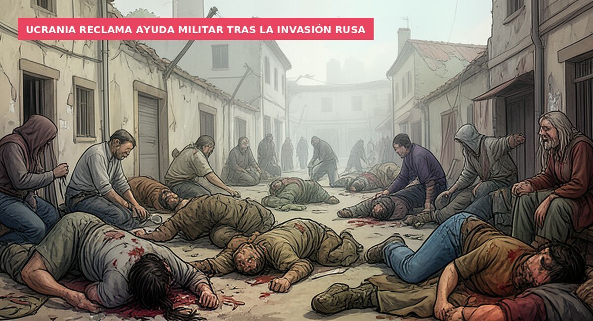 Ucrania reclama ayuda militar tras la invasión rusa