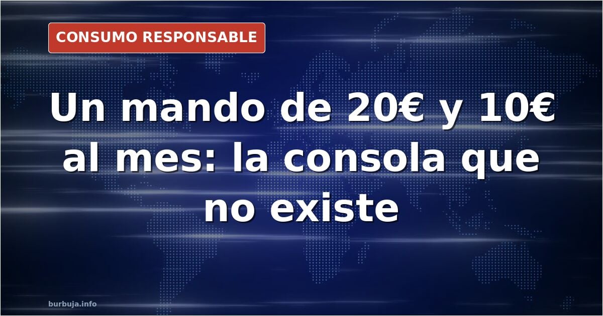 Mando bluetooth con un móvil encajado, reproduciendo un videojuego en la nube en el sofá del salón