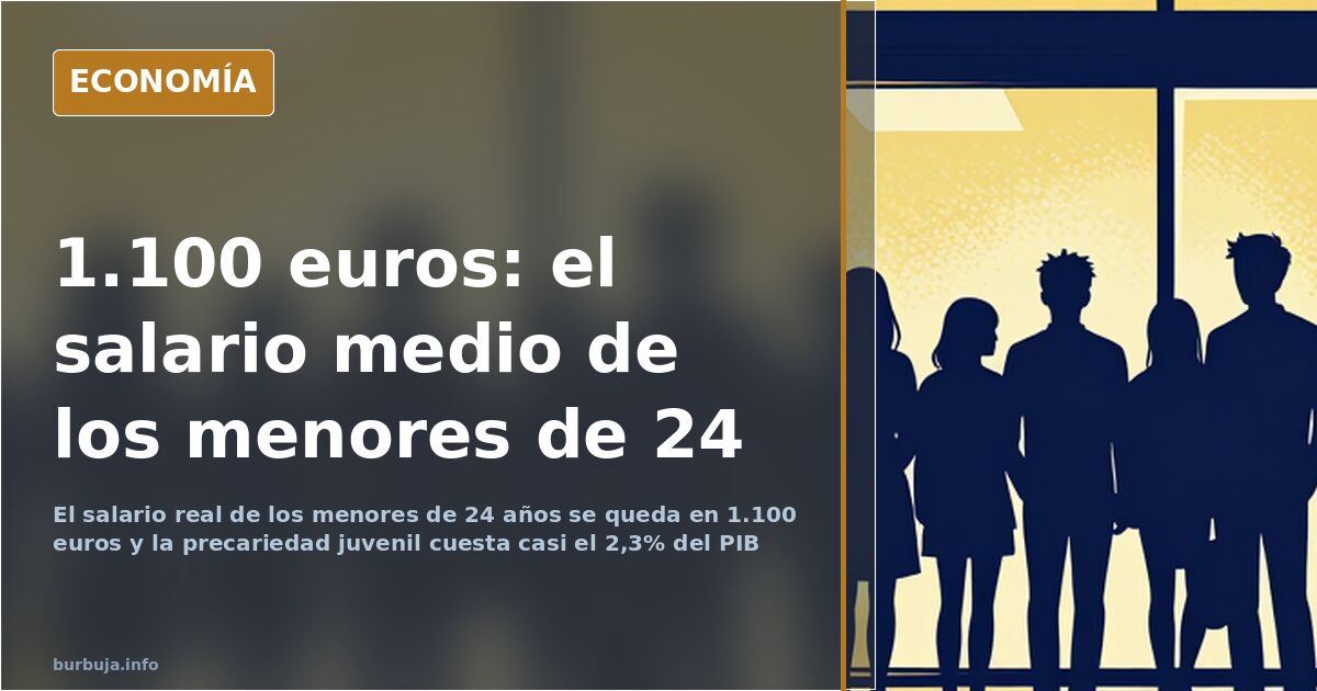Jóvenes esperando en una oficina de empleo, ilustración sobre la precariedad laboral y el paro juvenil en España
