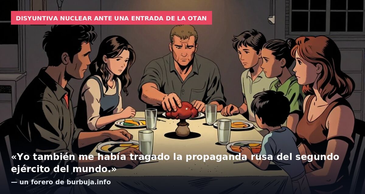 Disyuntiva nuclear ante una entrada de la OTAN: «Yo también me había tragado la propaganda rusa del segundo ejército del mundo.» — un forero de burbuja.info