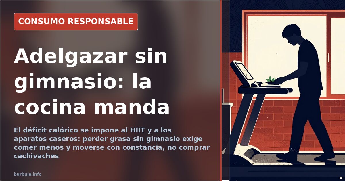 Quemar grasa en casa: el déficit calórico gana al HIIT