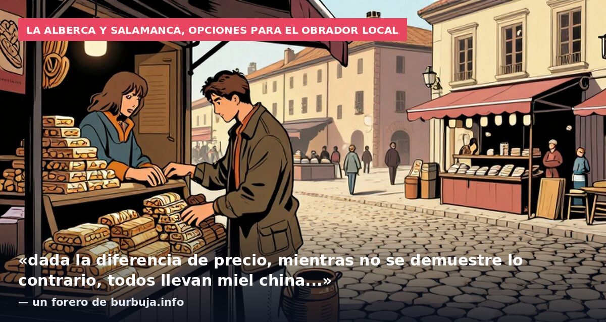 La Alberca y Salamanca, opciones para el obrador local: «dada la diferencia de precio, mientras no se demuestre lo contrario, todos llevan miel china...» — un forero de burbuja.info