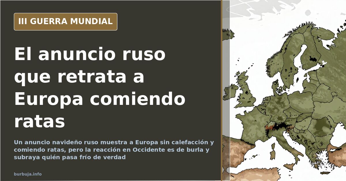 Russian Christmas ad depicts Europe eating rats, mocked in West