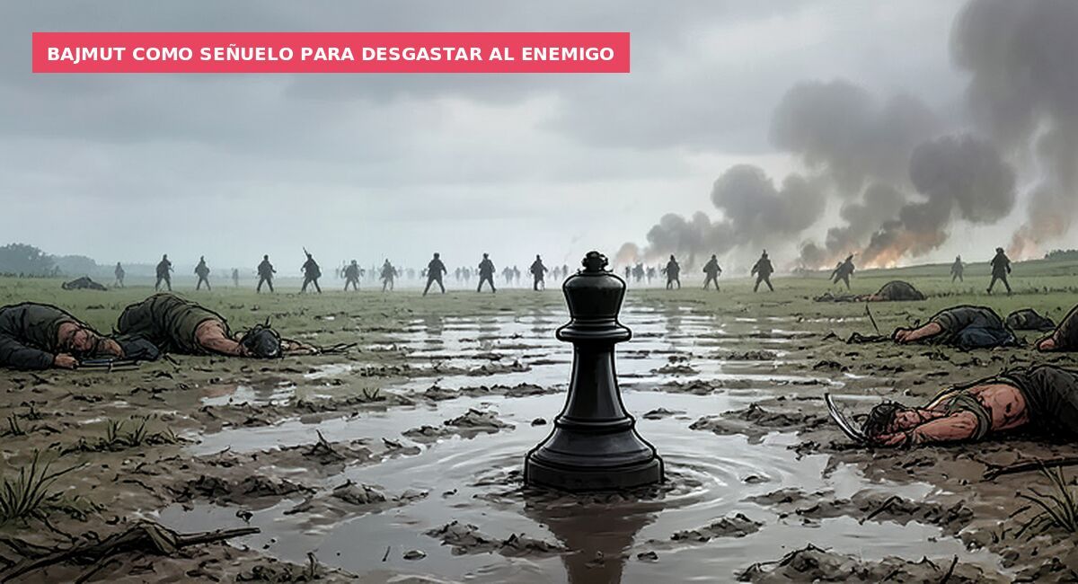 Bajmut como señuelo para desgastar al enemigo