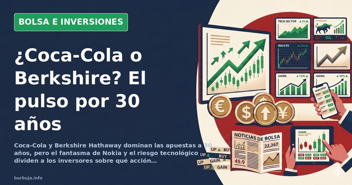 Gráfico de velas japonesas en terminal financiera oscura con líneas verdes y rojas representando la evolución de una acción a