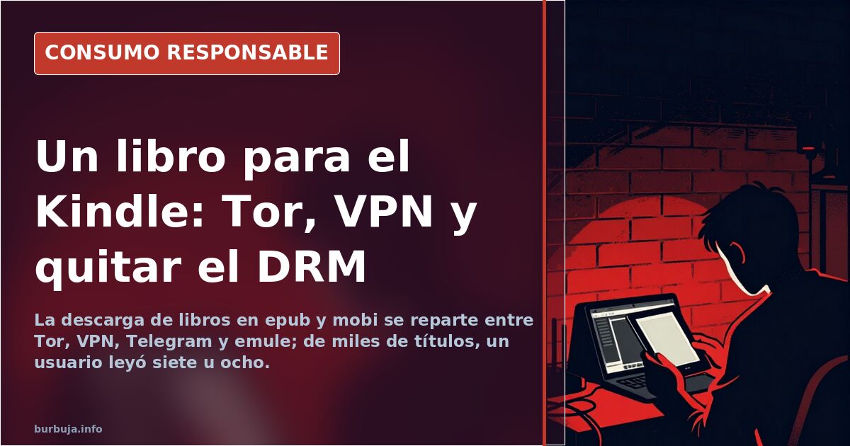 Descargar libros para el Kindle: de Z-Library a Tor y la VPN