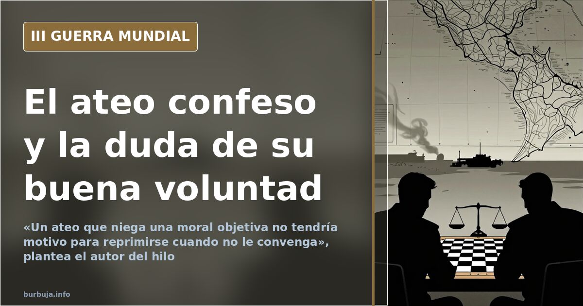 Moral objetiva y buena voluntad: el caso del ateo confeso