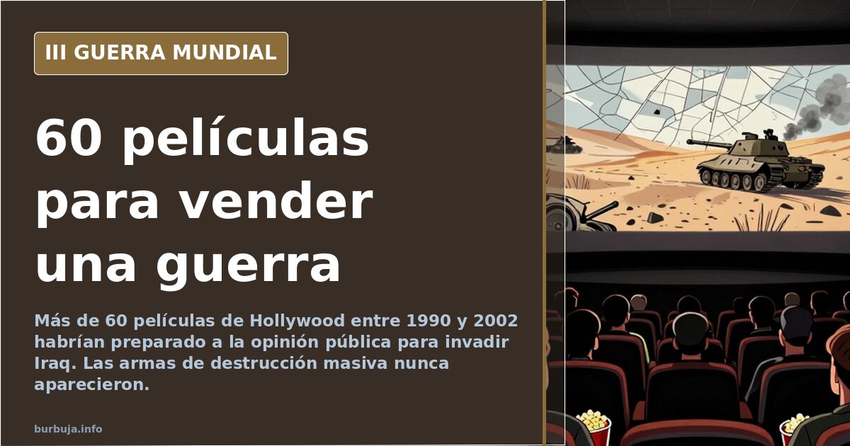 Hollywood y Sadam: 60 películas antes de la guerra