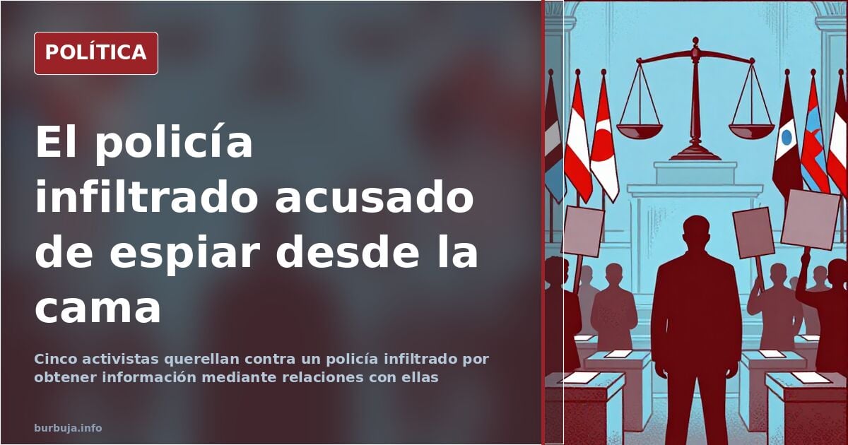 Spanish Police Officer Sued for Infiltrating Activist Group