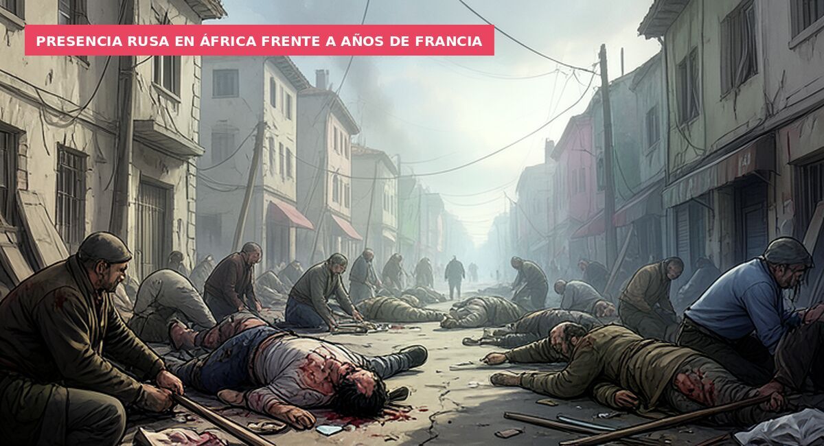 Presencia rusa en África frente a años de Francia