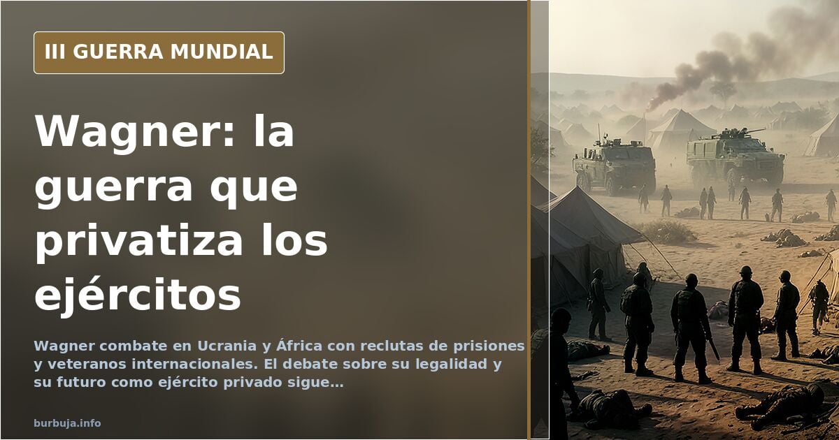 Wagner: la guerra de Ucrania y el regreso del mercenario
