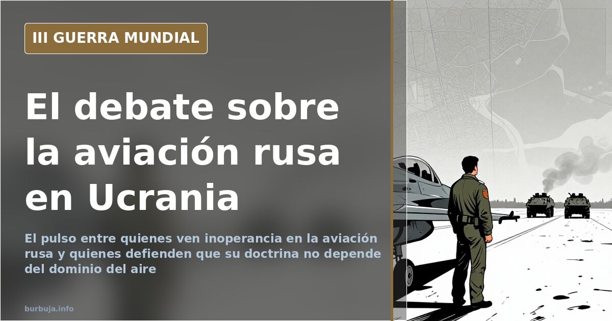 Ilustración genérica desaturada: silueta de un caza sobre un mapa y estelas de misiles