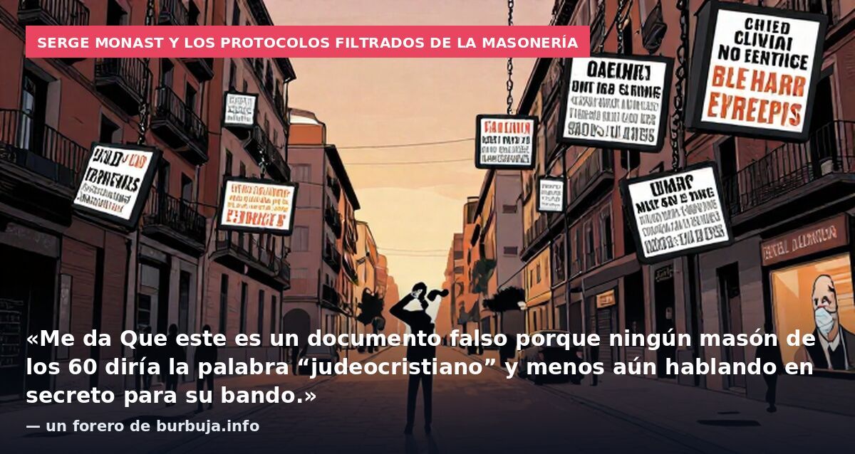 Los protocolos de toronto (de 1967 y 1985) de la alta guason*ería. filtrados y publicados por serge monast