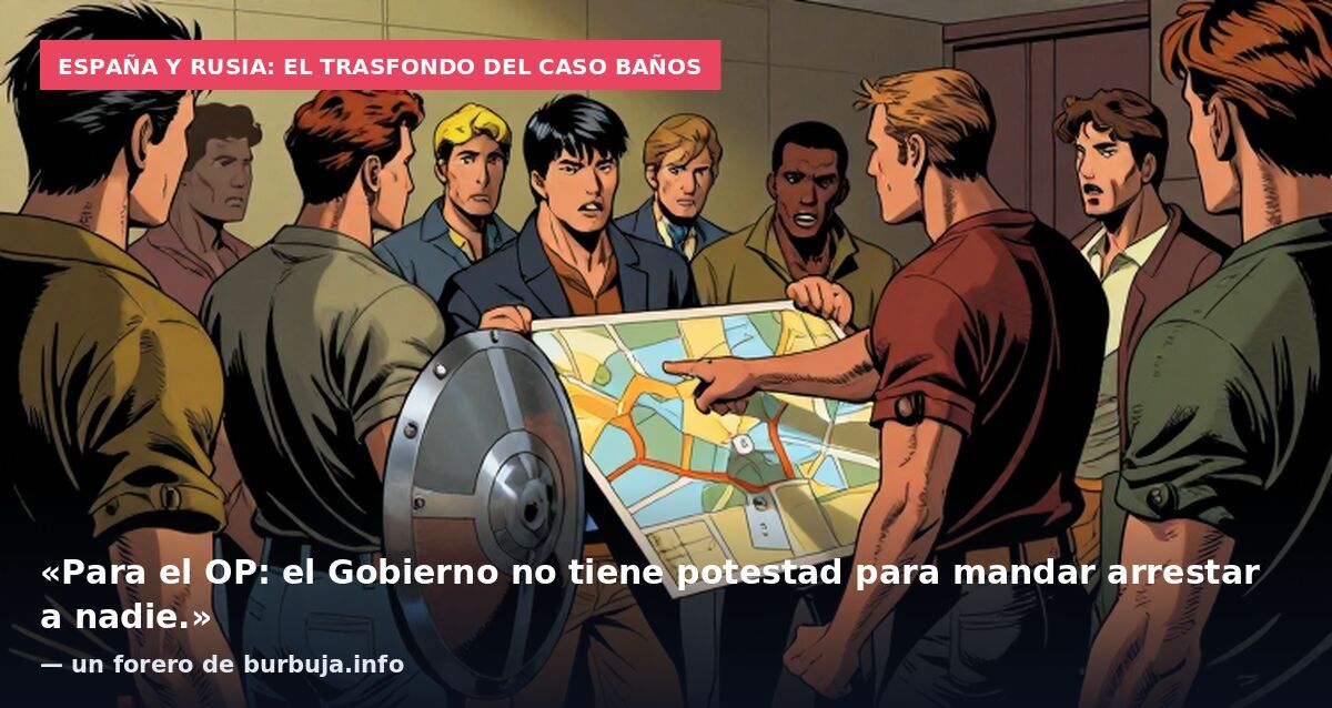 España y Rusia: el trasfondo del caso Baños: «Para el OP: el Gobierno no tiene potestad para mandar arrestar a nadie.» — un forero de burbuja.info