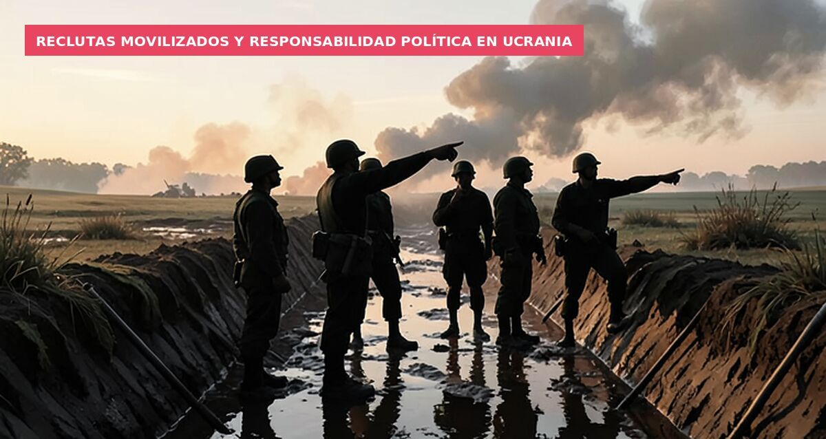 Reclutas movilizados y responsabilidad política en Ucrania