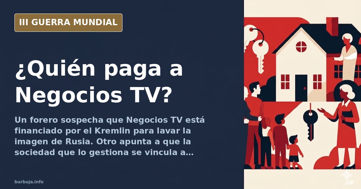 Negocios TV y la sospecha de financiación del Kremlin