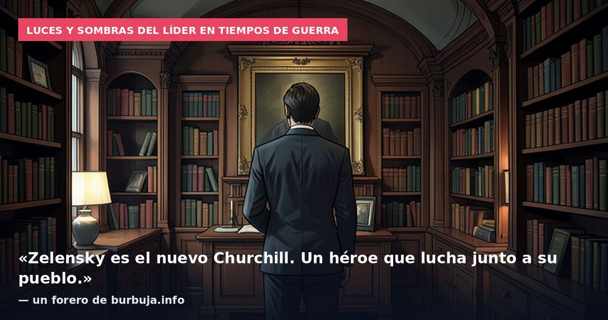 Luces y sombras del líder en tiempos de guerra: «Zelensky es el nuevo Churchill. Un héroe que lucha junto a su pueblo.» — un forero de burbuja.info