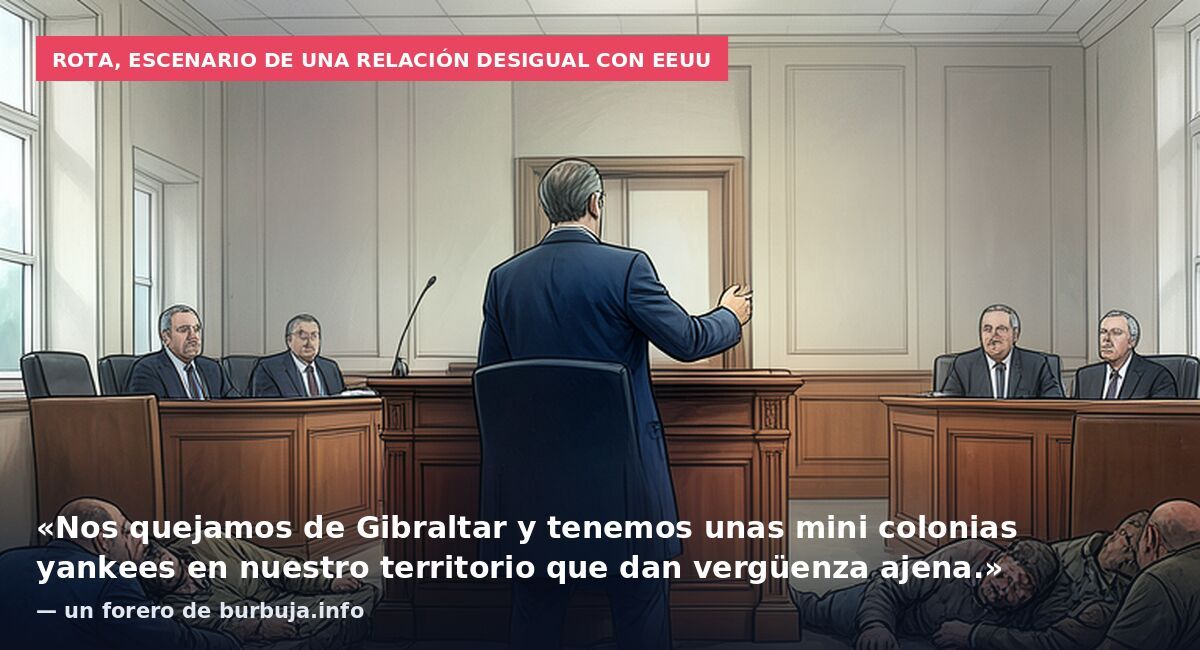 Rota, escenario de una relación desigual con EEUU: «Nos quejamos de Gibraltar y tenemos unas mini colonias yankees en nuestro territorio que dan vergüenza ajena.» — un forero de burbuja.info