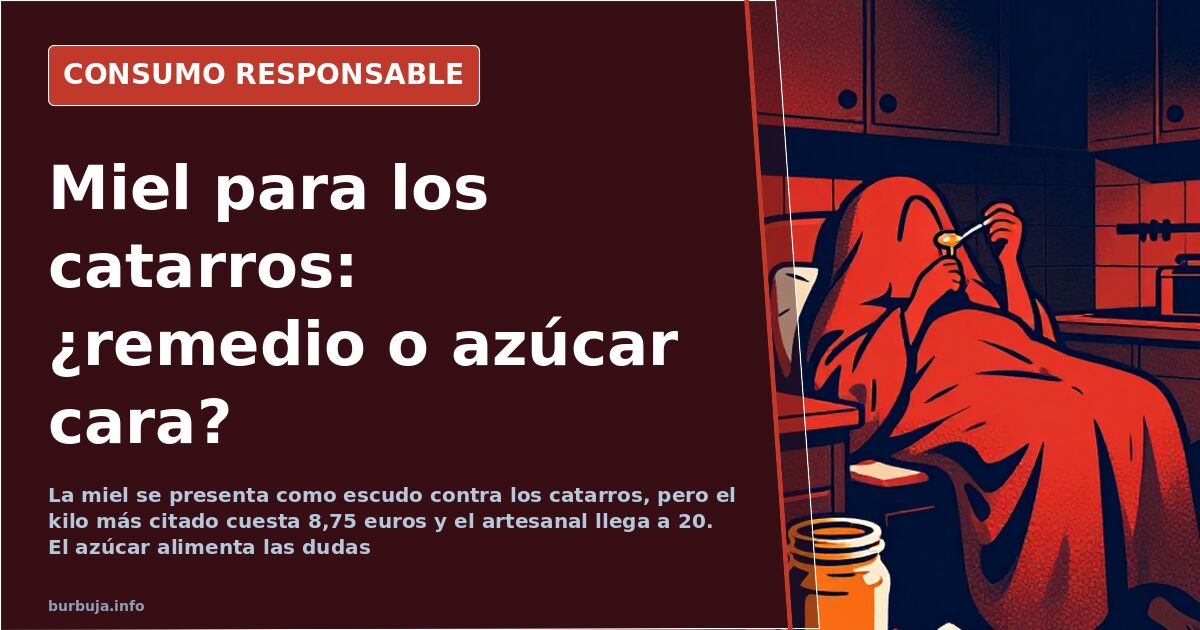 Miel y catarros: azúcar a 8,75 euros el kilo o remedio real