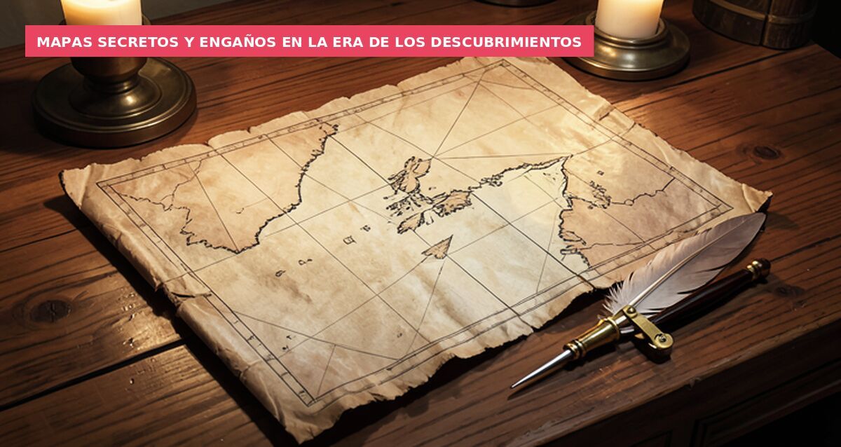 Mapas secretos y engaños en la era de los descubrimientos