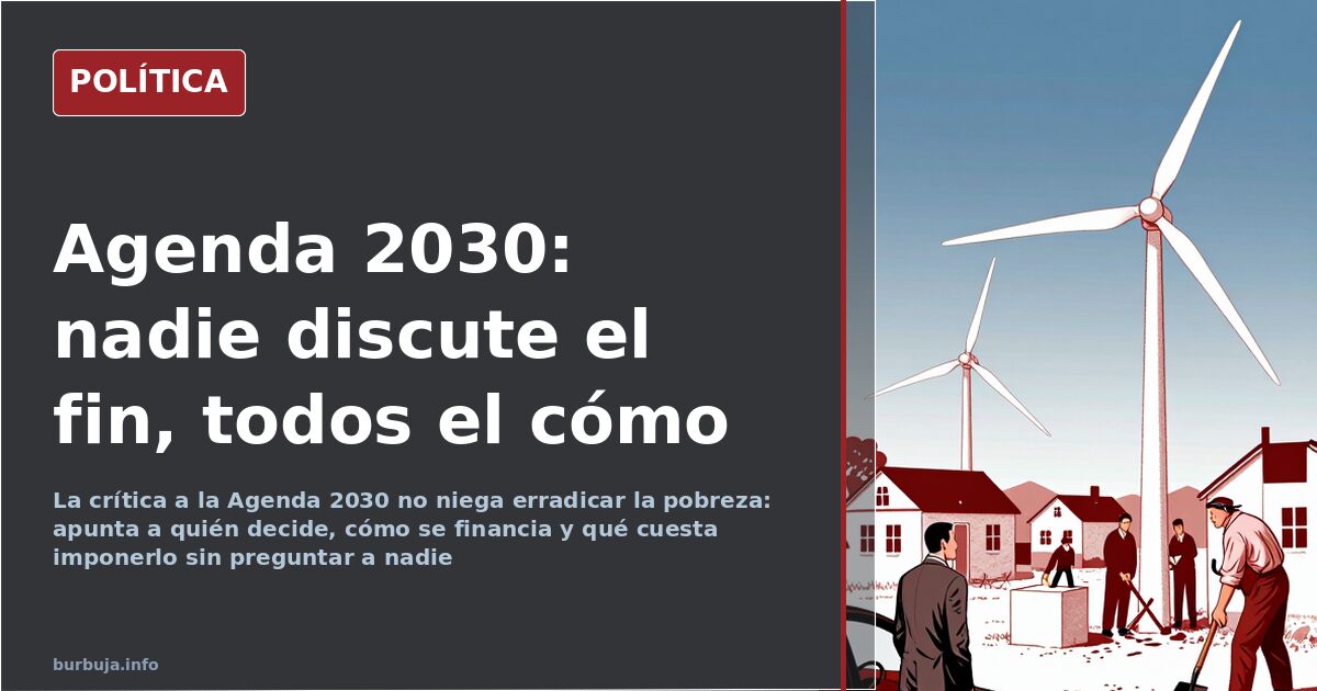 Agenda 2030: Kritik richtet sich gegen die Umsetzung, nicht das Ziel