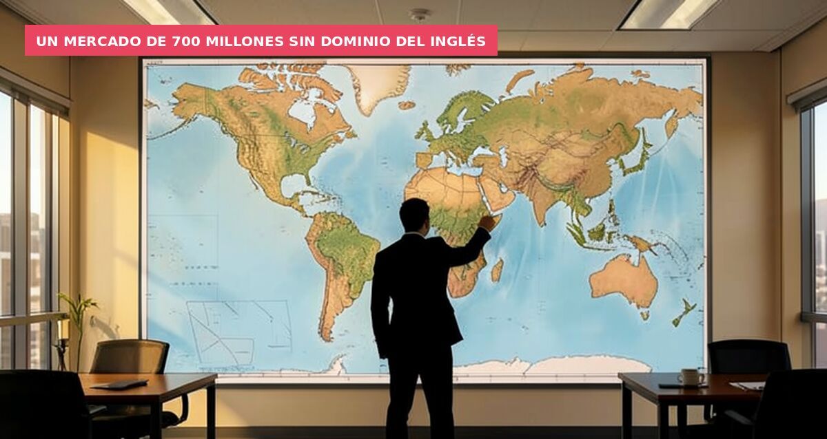 Un mercado de 700 millones sin dominio del inglés