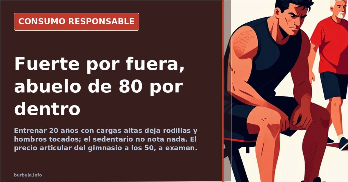 Gimnasio a los 50: músculos fuertes, articulaciones cascadas