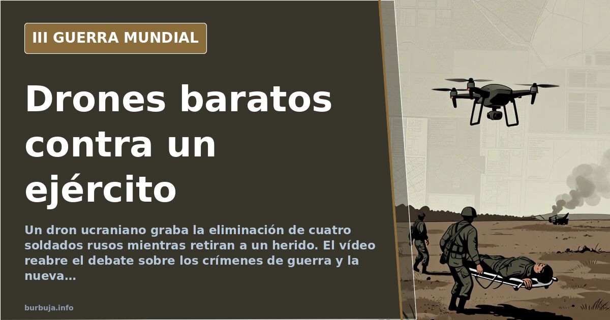 La guerra de los drones baratos reescribe las reglas del combate