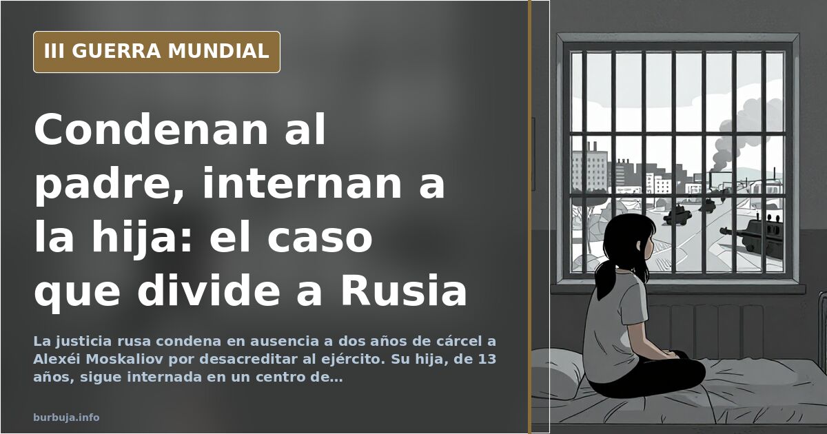 Rusia condena a 2 años al padre de la niña del dibujo antibélico