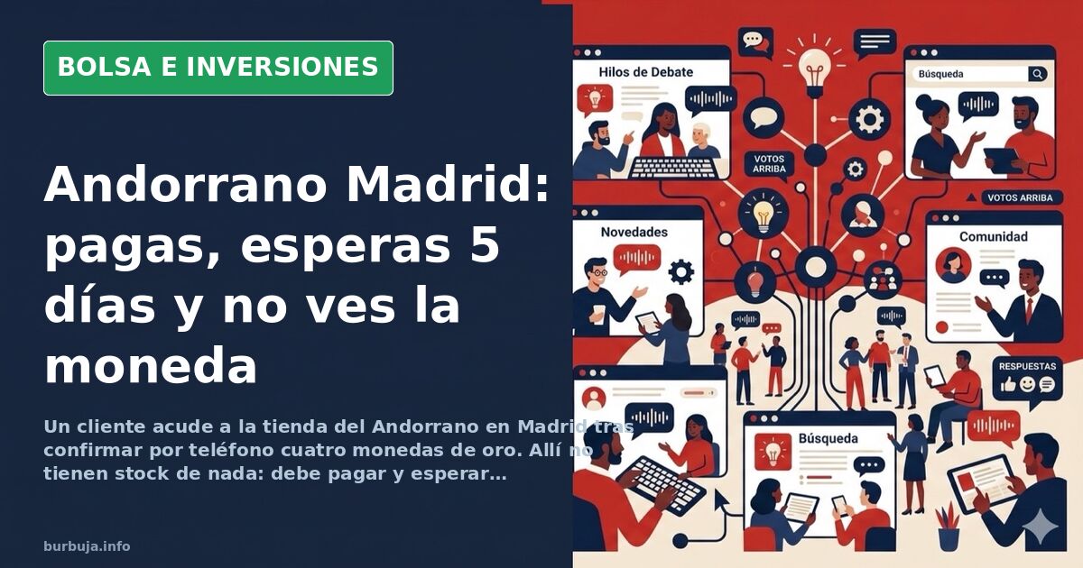 Andorrano no tiene stock en su tienda de Madrid: el cliente debe pagar y esperar