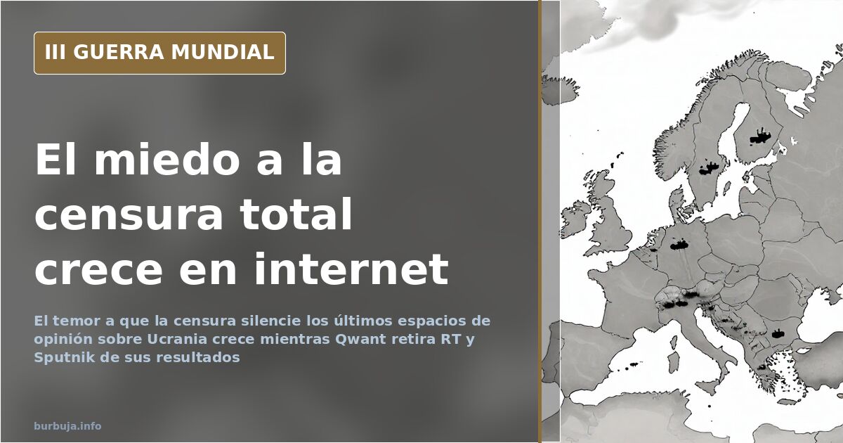 El miedo a la censura total recorre los análisis más pesimistas