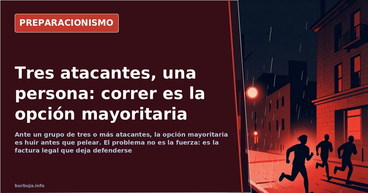 Persona caminando de noche por una calle urbana mientras un grupo de desconocidos queda a su espalda, ilustración sobre cómo 