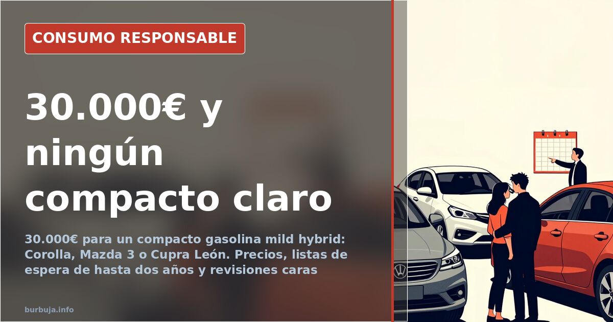 30,000€ for a compact car: no consensus on the best option