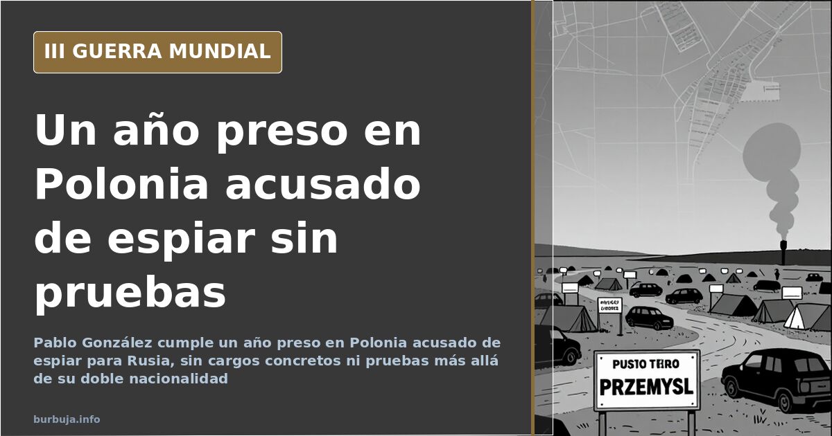 Un año preso en Polonia acusado de espiar para Rusia