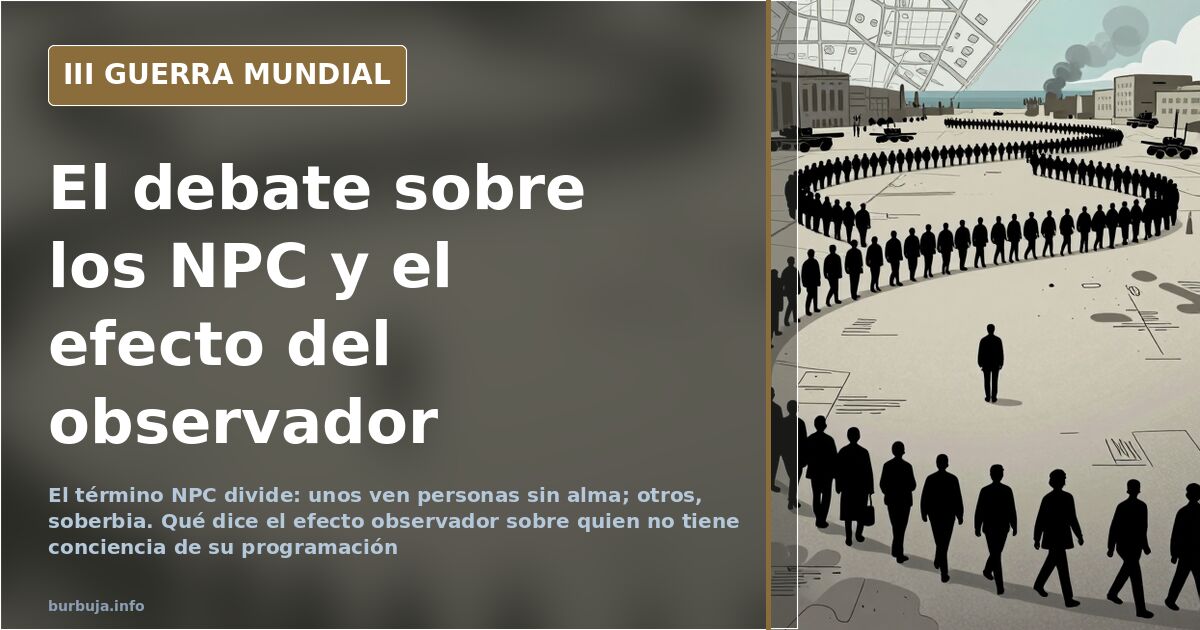 NPCs: quién tiene alma y quién solo ejecuta rutinas