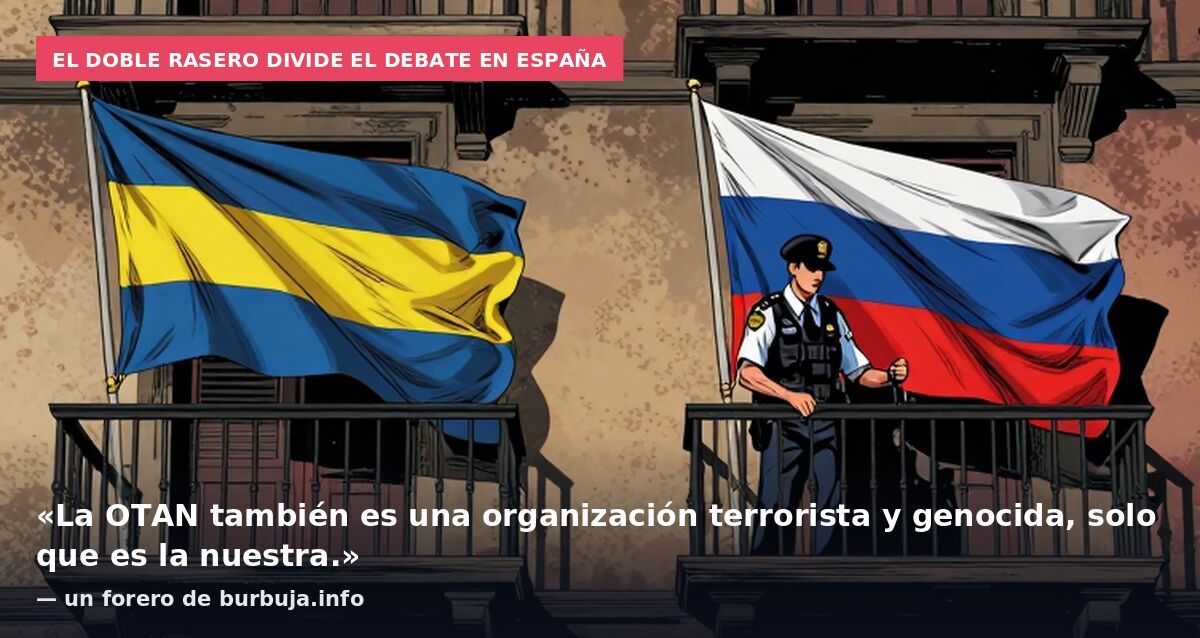 El doble rasero divide el debate en España: «La OTAN también es una organización terrorista y genocida, solo que es la nuestra.» — un forero de burbuja.info