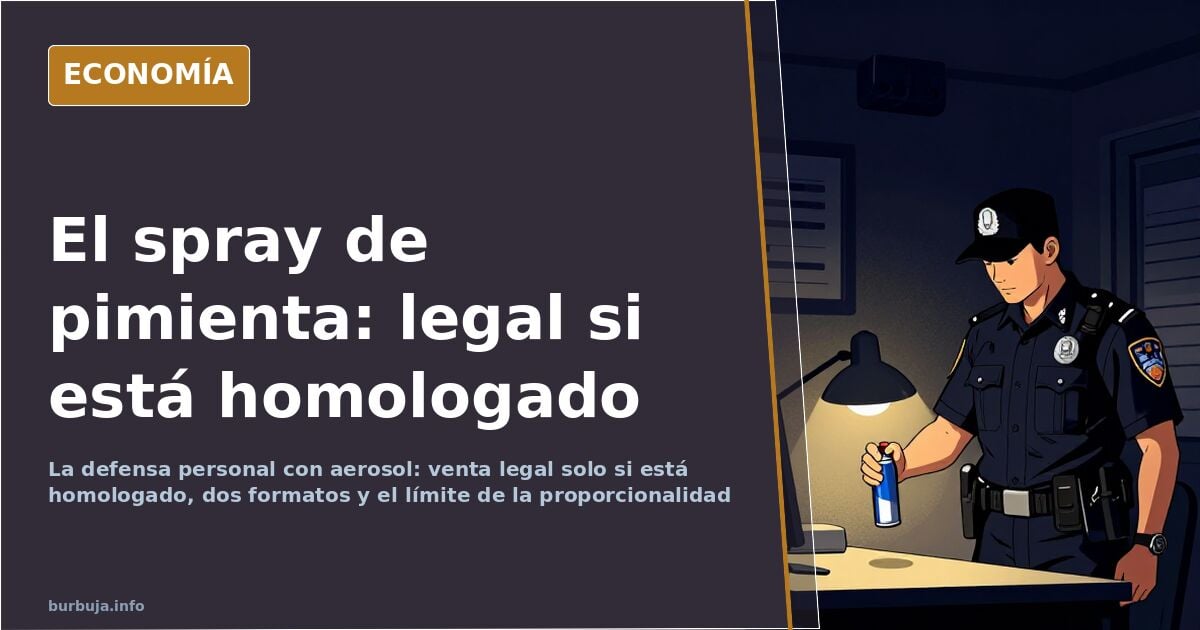 Pfefferspray in Spanien: Legalität, Modelle und Grenzen