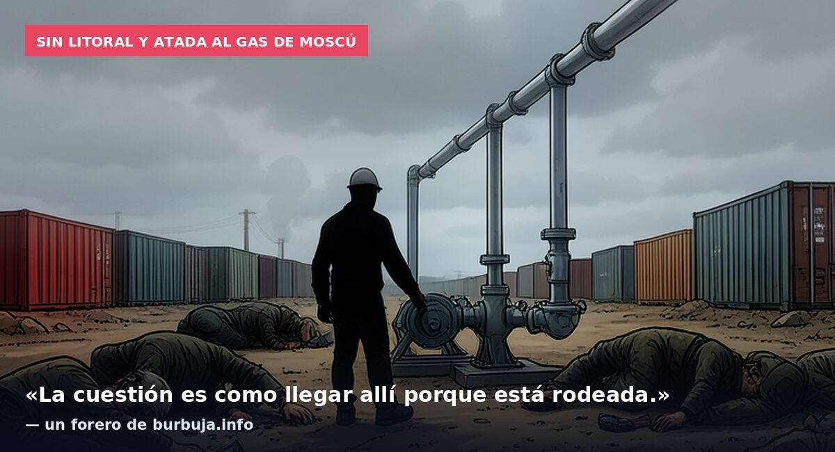 Sin litoral y atada al gas de Moscú: «La cuestión es como llegar allí porque está rodeada.» — un forero de burbuja.info