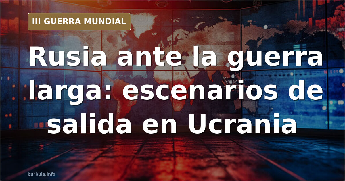 Mapa de Ucrania sobre una mesa con siluetas de carros de combate, la línea del frente marcada y columnas de humo lejano