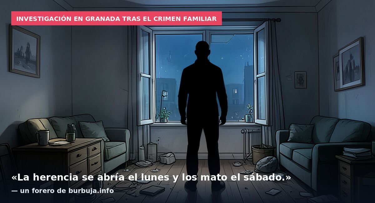 Investigación en Granada tras el crimen familiar: «La herencia se abría el lunes y los mato el sábado.» — un forero de burbuja.info