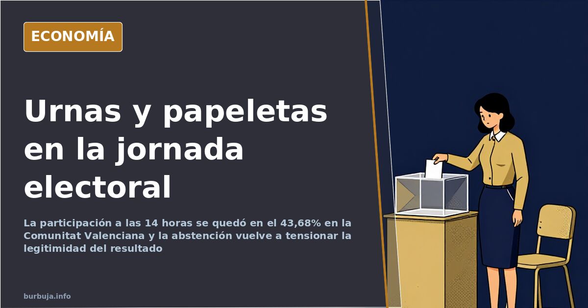 La abstención tensiona la legitimidad del voto