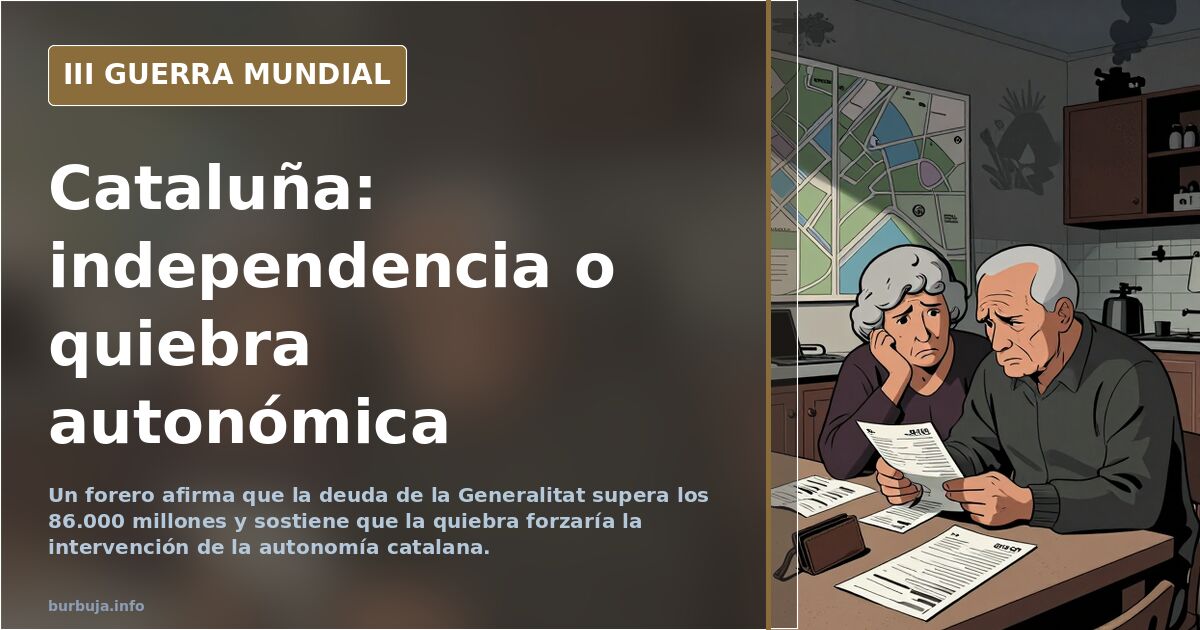 Debate sobre Cataluña: deuda, secesión y colapso autonómico