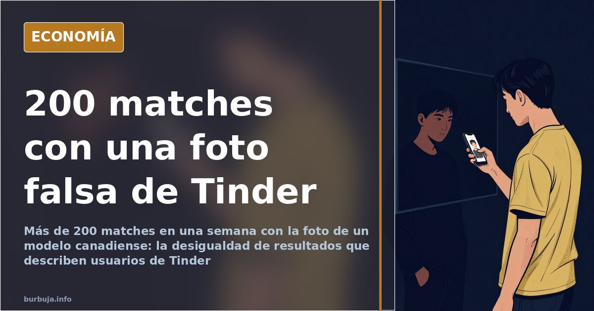 Tinder: 200 matches en siete días con una foto falsa