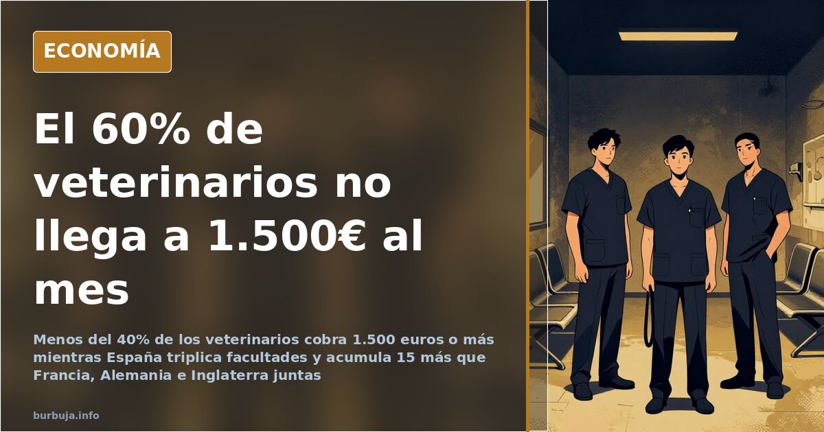 Estudiantes en un aula universitaria junto a gráficos de empleo y titulados, ilustrando las carreras con más paro y menos sal