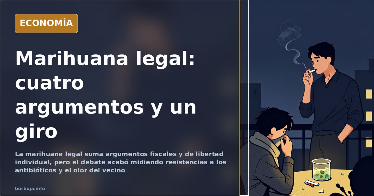 Billetes de euro junto a cogollos de marihuana secos sobre una balanza de precisión, en tonos azul marino y dorado