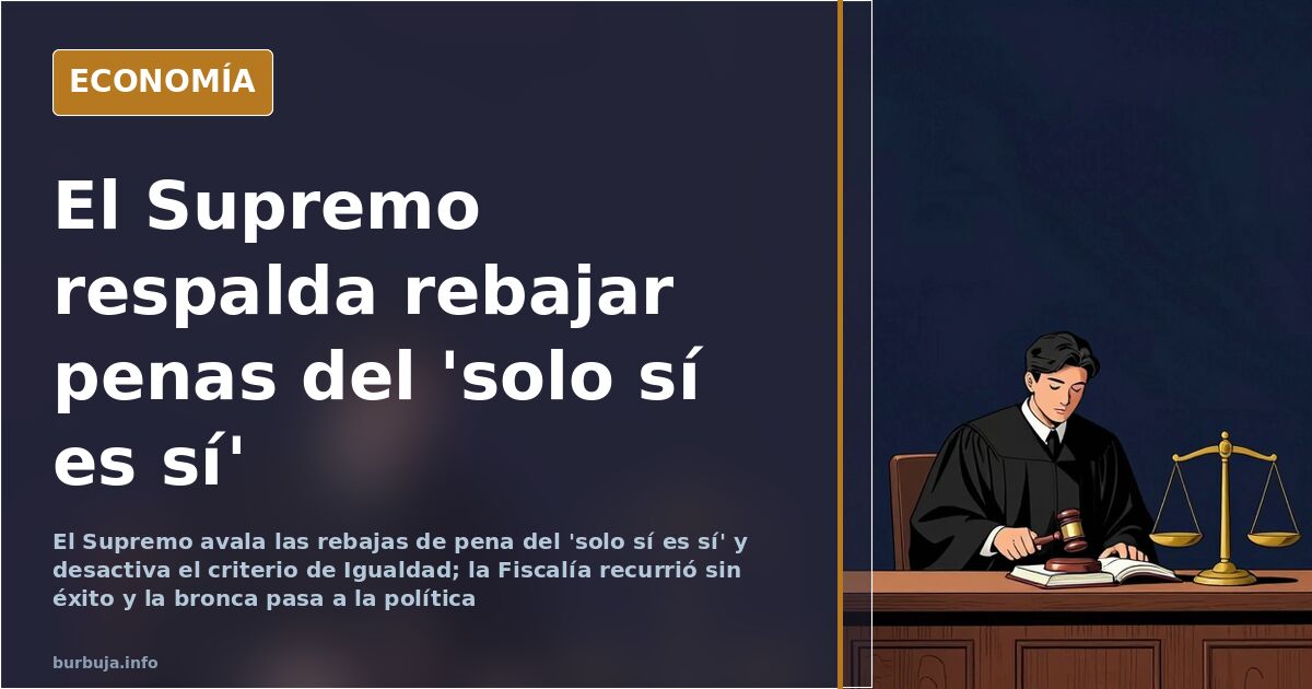 Fachada del edificio del Tribunal Supremo en Madrid, sede de la sala que revisa las penas de la ley del solo sí es sí